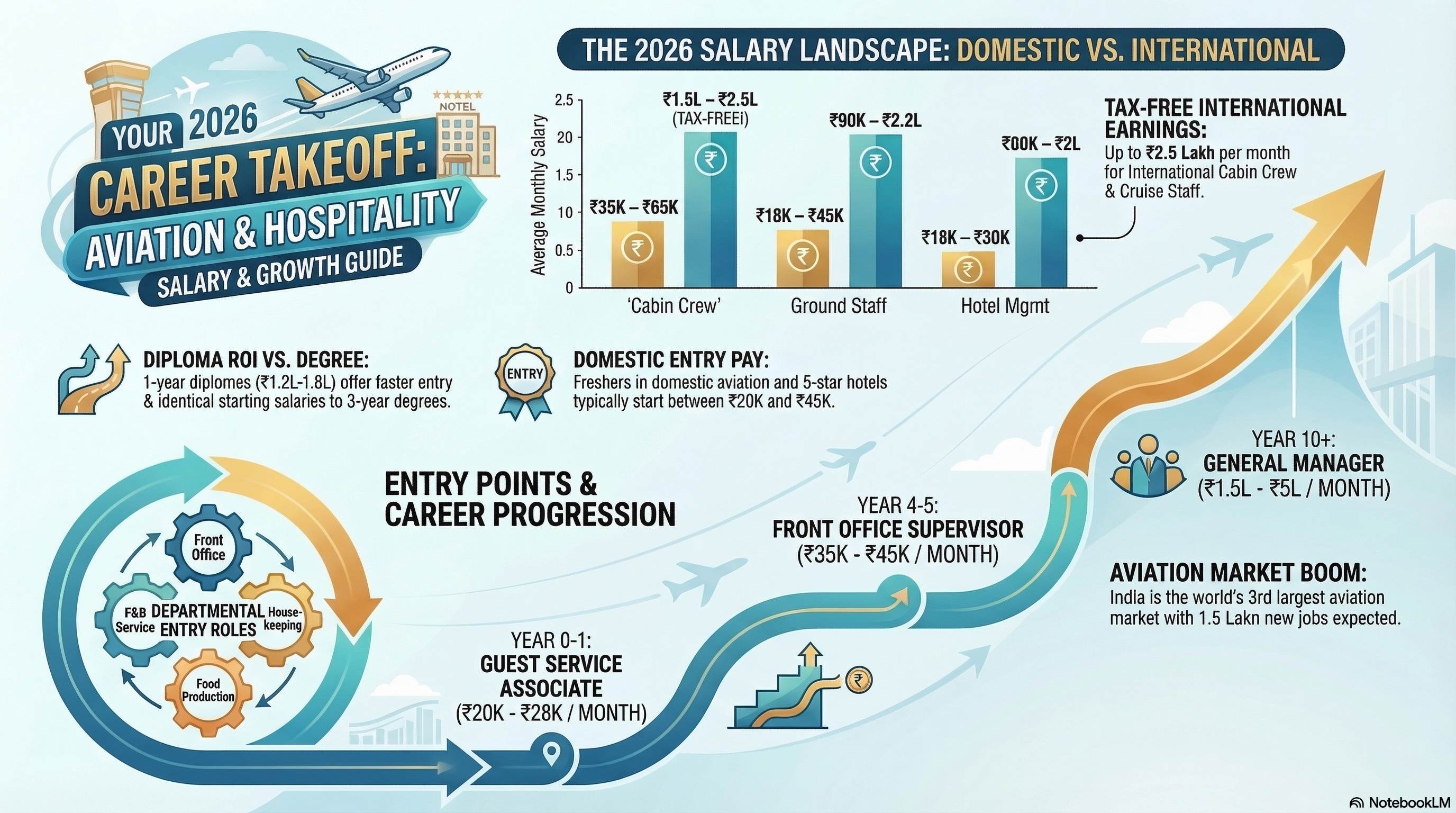 Hospitality Management Jobs for Freshers 2026: Complete Entry-Level Career Guide - Hotel Mgmt career guide from Wings Institute Vadodara Gujarat